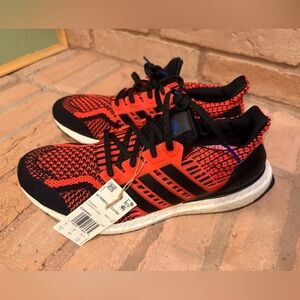 Men’s Adidas Red and Black Athletic Shoes size 10.5